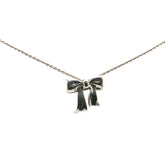 ティファニー リボン モチーフ ペンダントネックレス SV925 シルバー レディース TIFFANY&Co. 【中古】